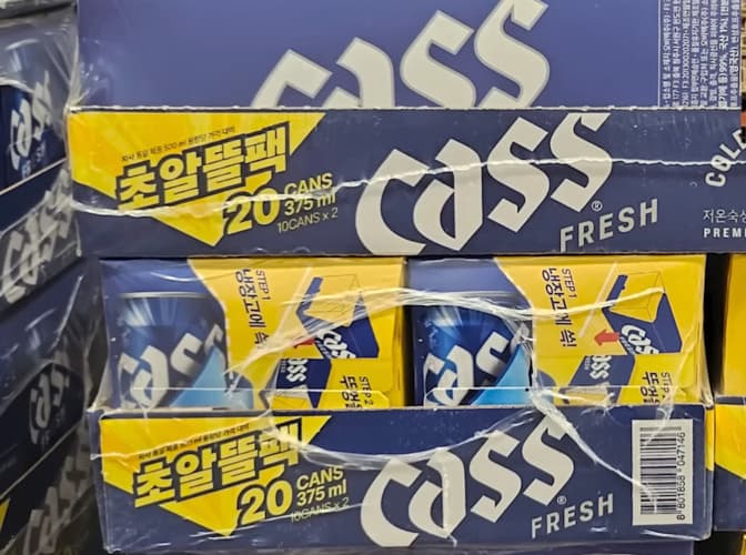 CASS 캔맥주 375ML X 20캔