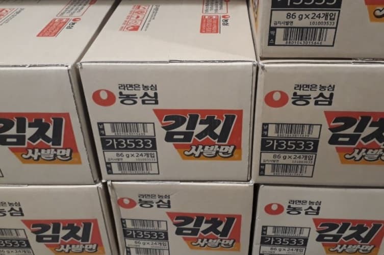 농심 김치 사발면 86G X 24