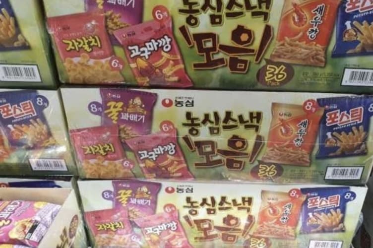 농심 스낵 모음 36개입 1080G