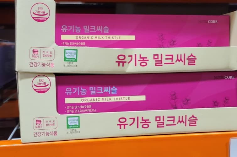 뉴트리코어 유기농 밀크씨슬 1000MG X 150정