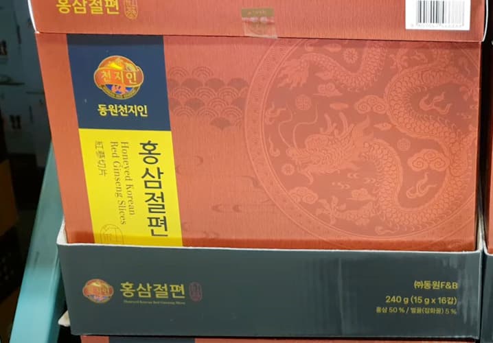 동원천지인 홍삼절편 15G X 16갑