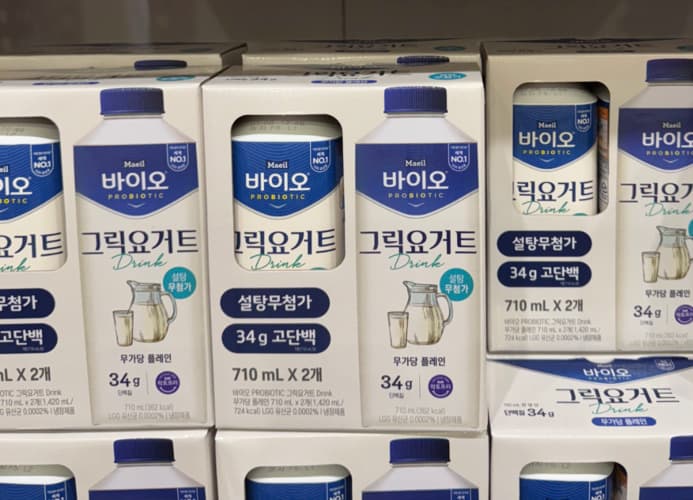 매일바이오 그릭드링킹플레인 710ML X 2 (무가당)