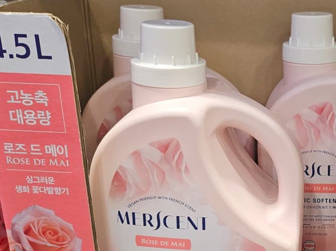 메르센트 섬유유연제 로즈드메이4.5L