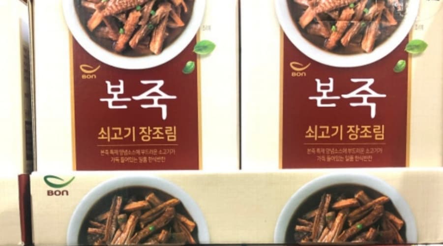본죽 쇠고기 장조림 170G X 4