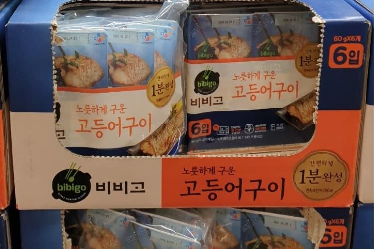 비비고 고등어구이 60G X 6