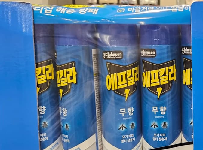 에프킬라 에어졸 수성 무향 600ML X 5개