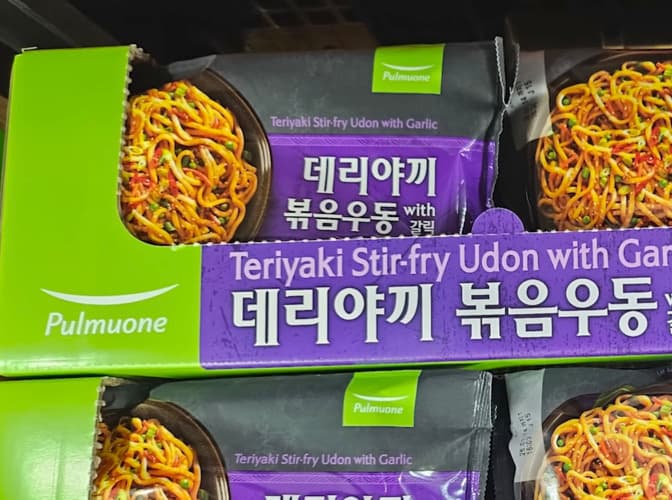 풀무원 데리야끼볶음우동 128.6G X 4