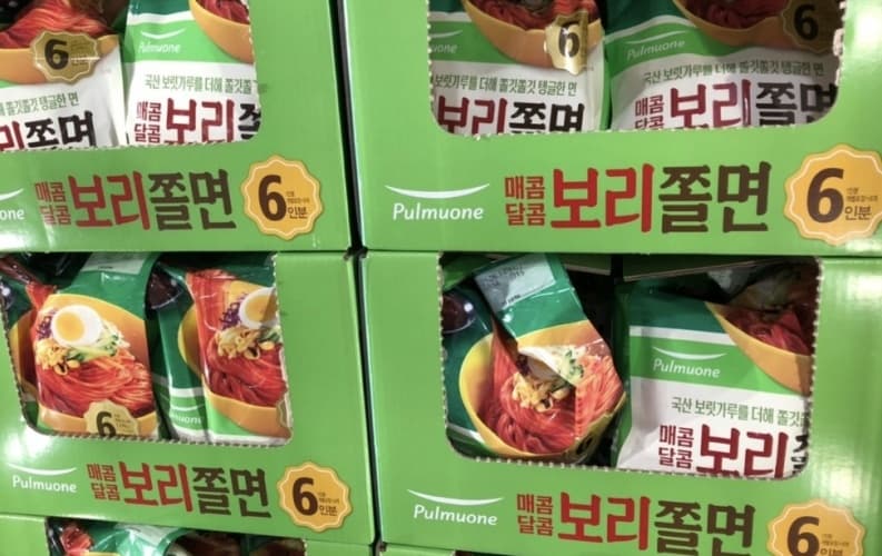 풀무원 보리쫄면 1290G (6인분)