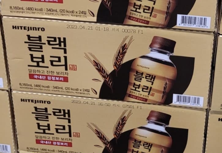 하이트진로 블랙보리 340ML X 24