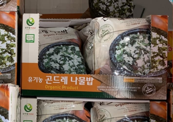 한우물 유기농 곤드레나물밥 262G X 5팩