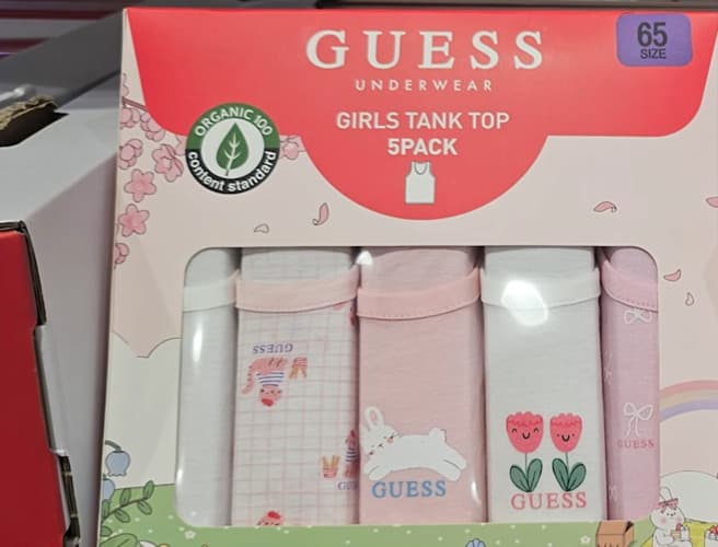 GUESS 아동 런닝 5매 65 -85 ASIAN SIZE