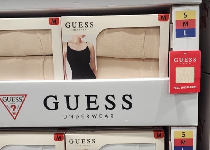 GUESS 여성 모달캐미솔 3매 S, M, L ASIAN SIZE