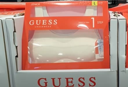 GUESS 주니어프리컷브라 2매 S,M,L ASIAN SIZE