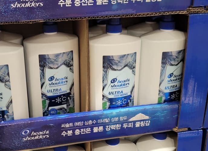 H&S 헤드앤숄더 울트라 쿨멘솔 샴푸 1.8L