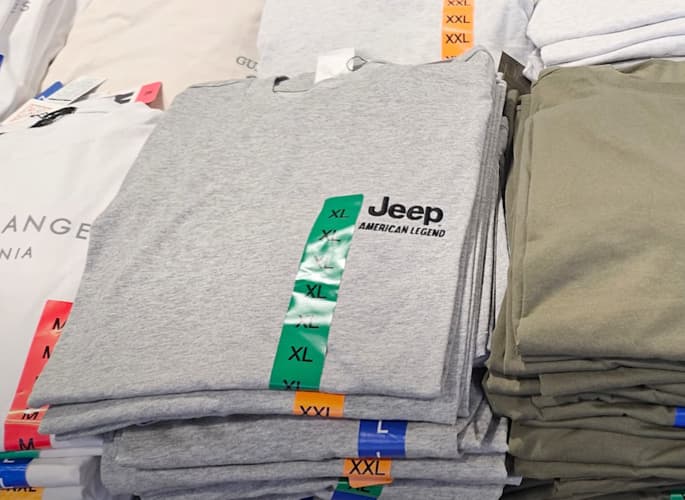 JEEP 남성 반소매 티셔츠 M,L,XL,XXL ASIAN SIZE