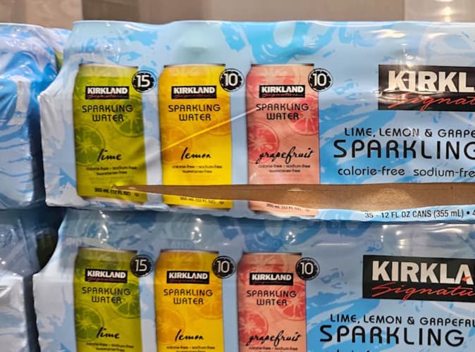 KIRKLAND SIGNATURE 에센스드스파클링워터 355ML X 35