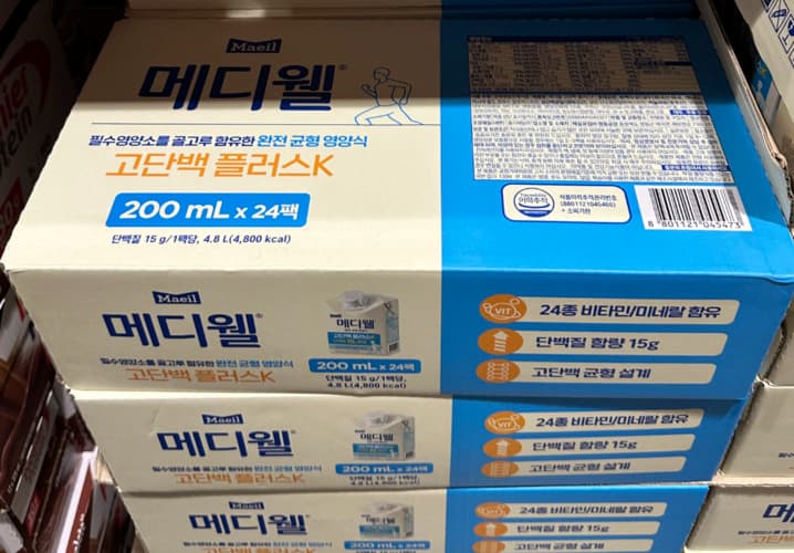 MEDIWELL 메디웰 고단백 플러스 K 200ML X 24개입