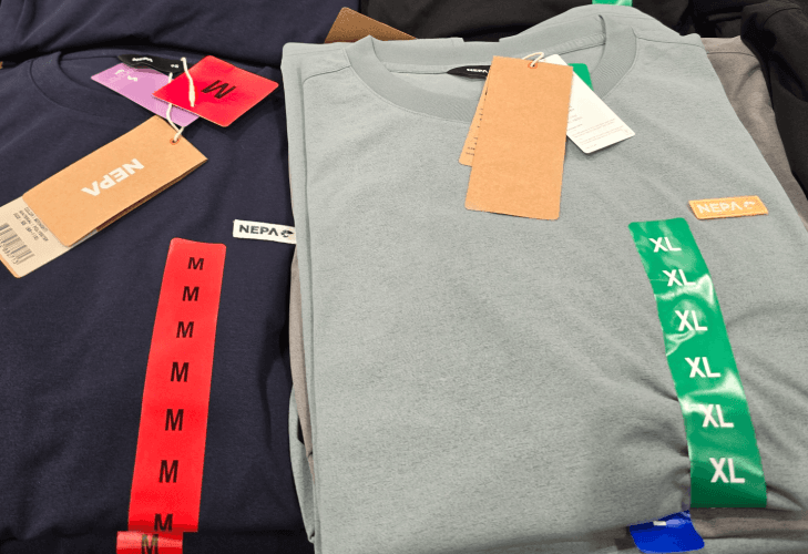 NEPA 남성 반소매 셔츠 M,L,XL,XXL ASIAN SIZE