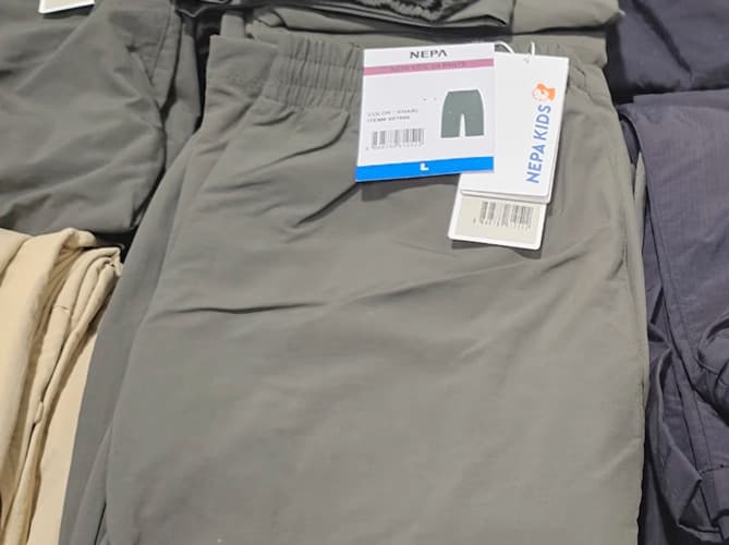 NEPA 키즈 나일론 바지 130 - 160 ASIAN SIZE