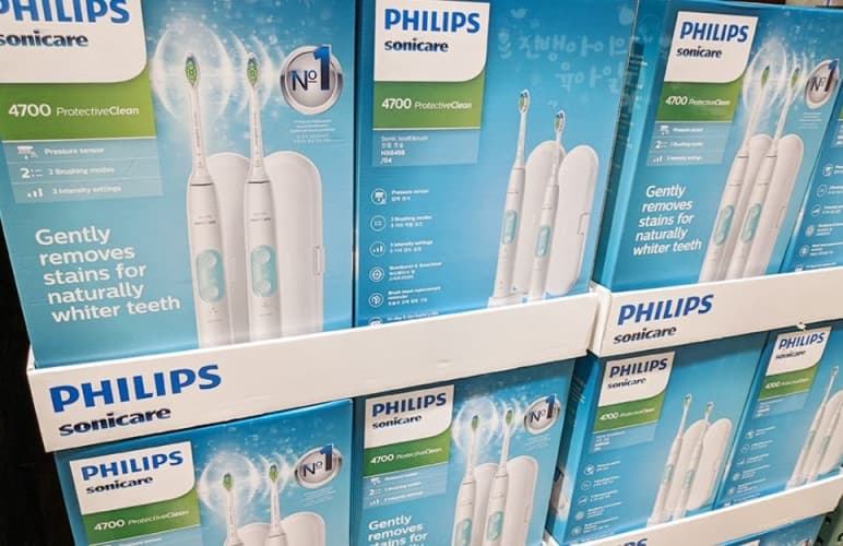 PHILIPS필립스 소닉케어전동칫솔 2인용 세트HX6458