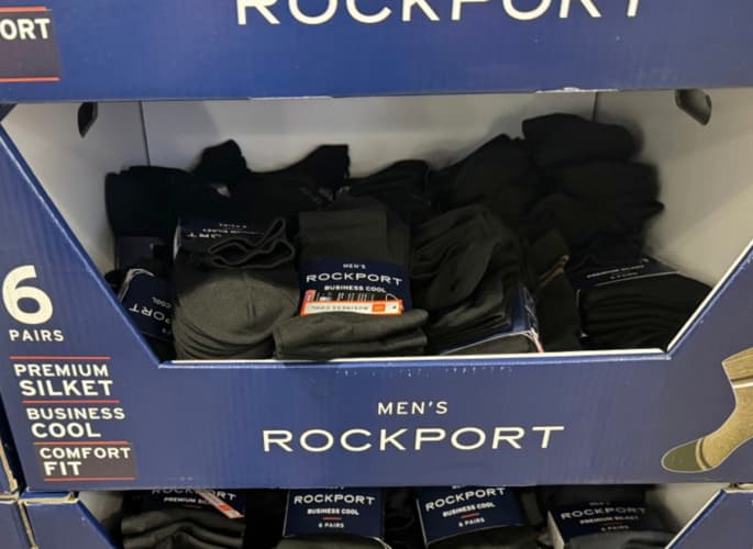 ROCKPORT 남성 양말6족 FREE SIZE(26CM)