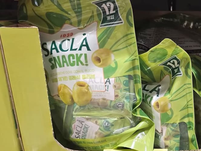 SACLA 사클라 그린올리브스낵 30G X 12