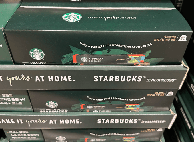 STARBUCKS 스타벅스 BY네스카페돌체구스토 캡슐 60P
