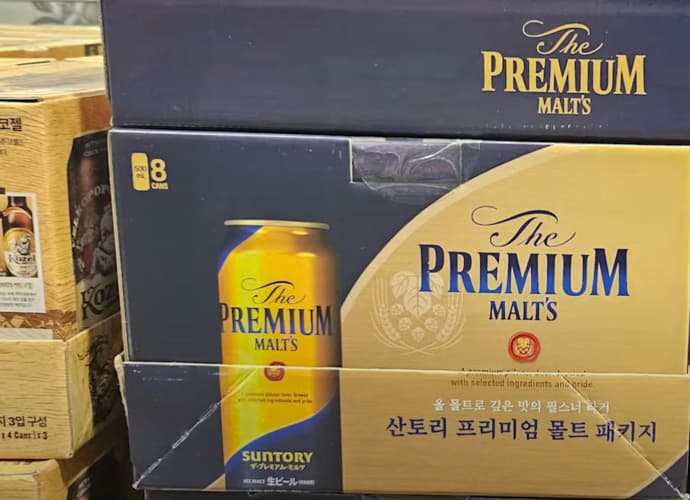 SUNTORY 프리미엄몰트 500ML X 8캔