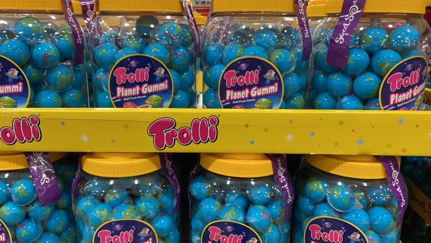 TROLLI 지구본 젤리 1147G, 18.8G X 61CT