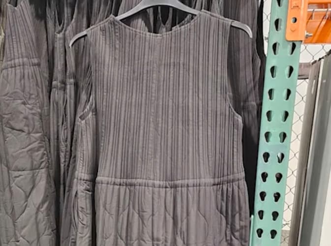 YOICHEU 여성 퀼팅 원피스 S/M, M/L ASIAN SIZE